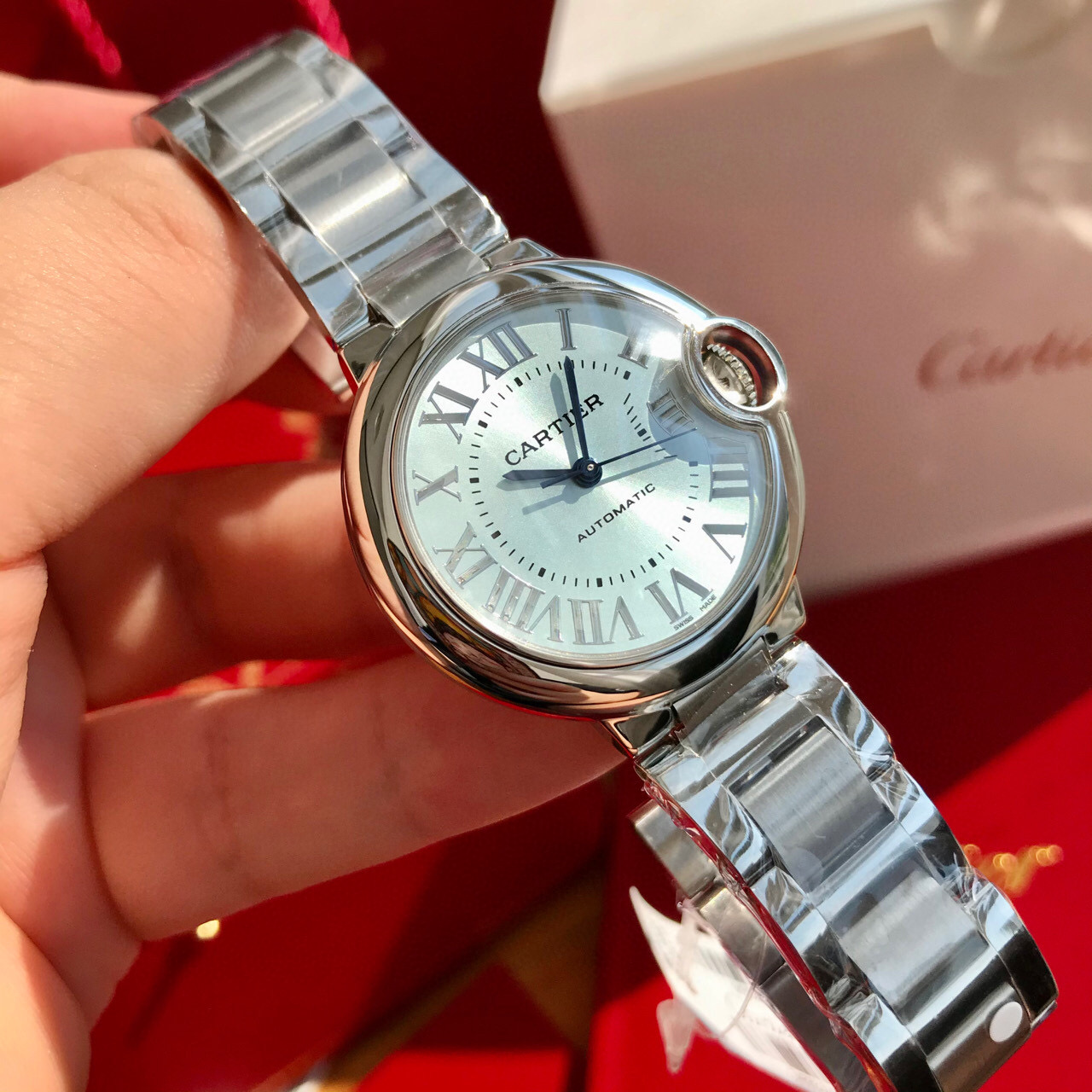 까르띠에 여자 미러급 시계