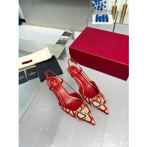 발렌티노 여자 슬링백 펌프샌들 힐 4.5cm