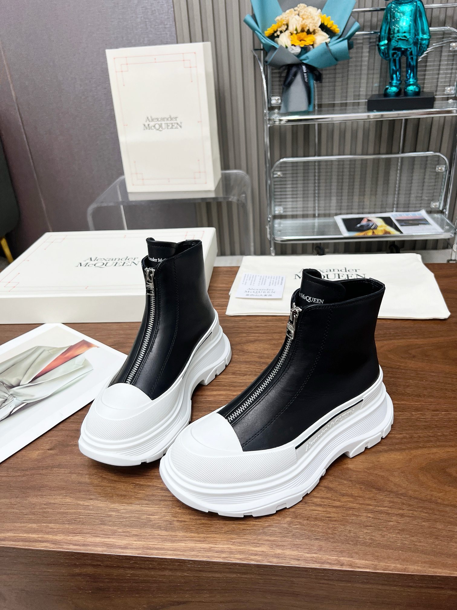 알렉산더왕 맥퀸 여자 부츠
