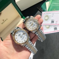 롤렉스 18k포금 커플 남녀공용 미러급 시계