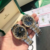 롤렉스 18k포금 커플 남녀공용 미러급 시계