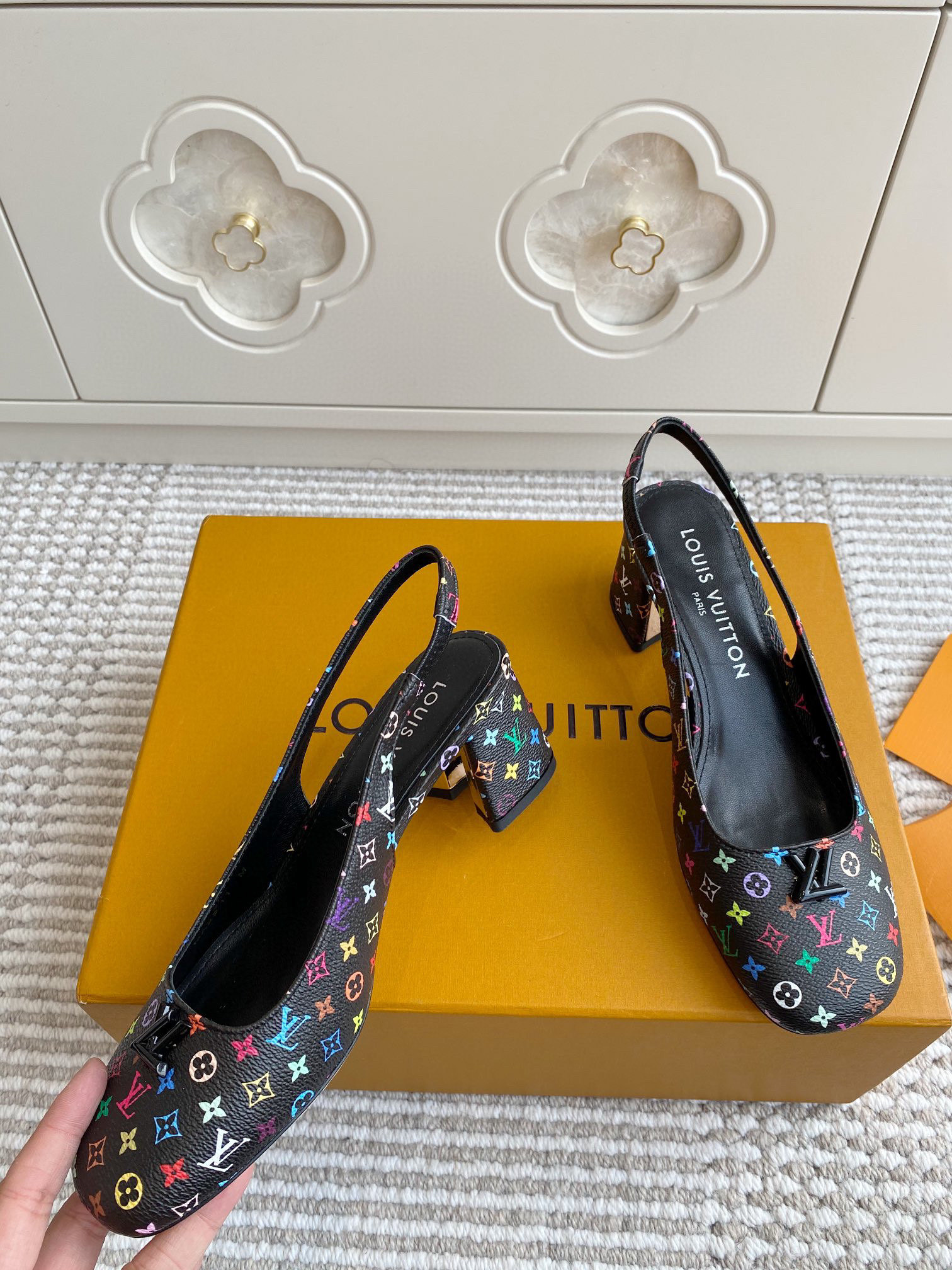 루이비통 여자 구두 5.5cm