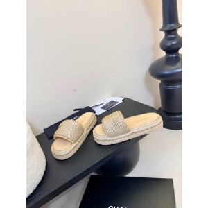 샤넬 여자 슬리퍼