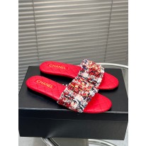 샤넬 여자 슬리퍼