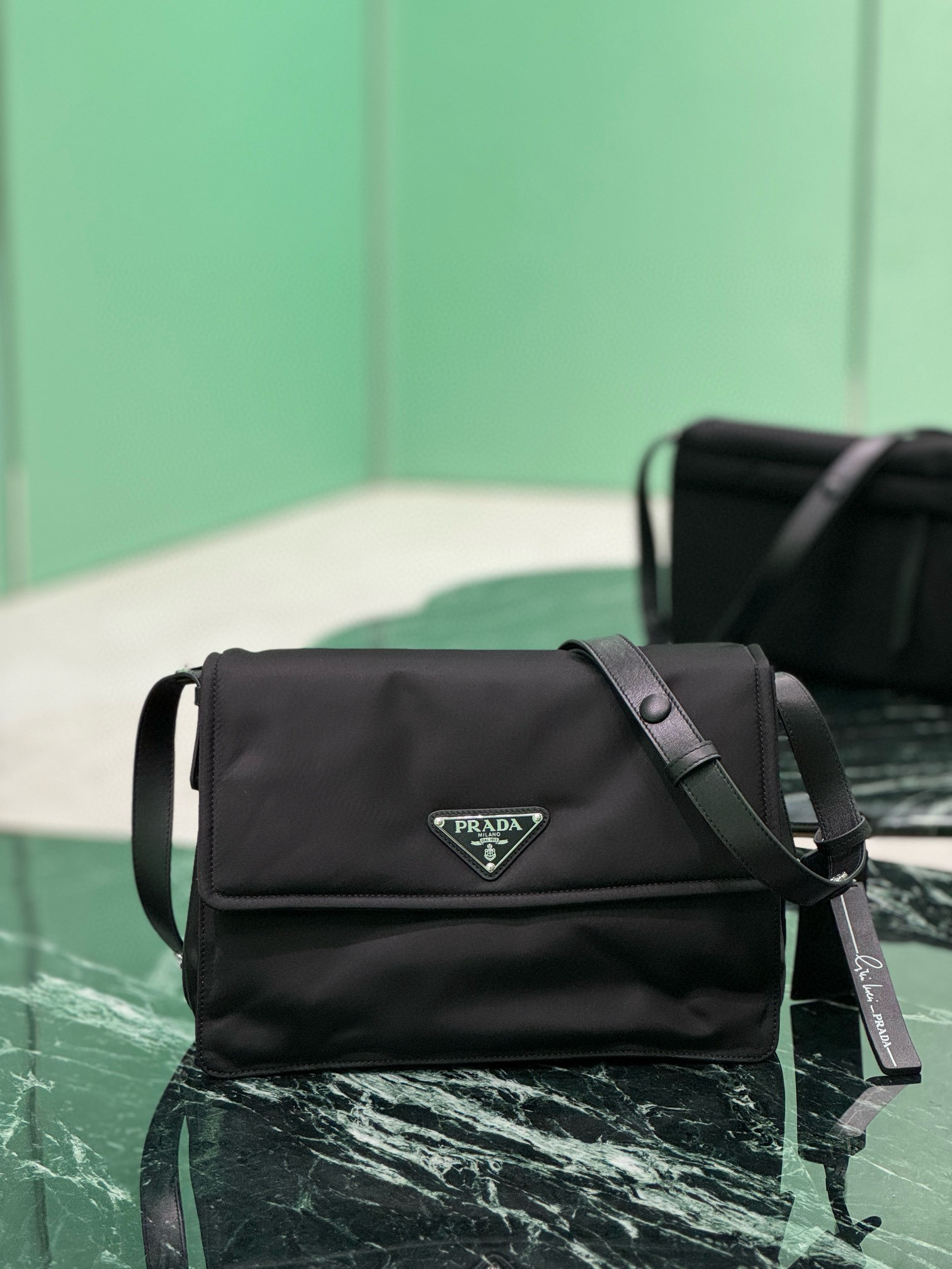 프라다 1BD255 미디움 남녀공용가방