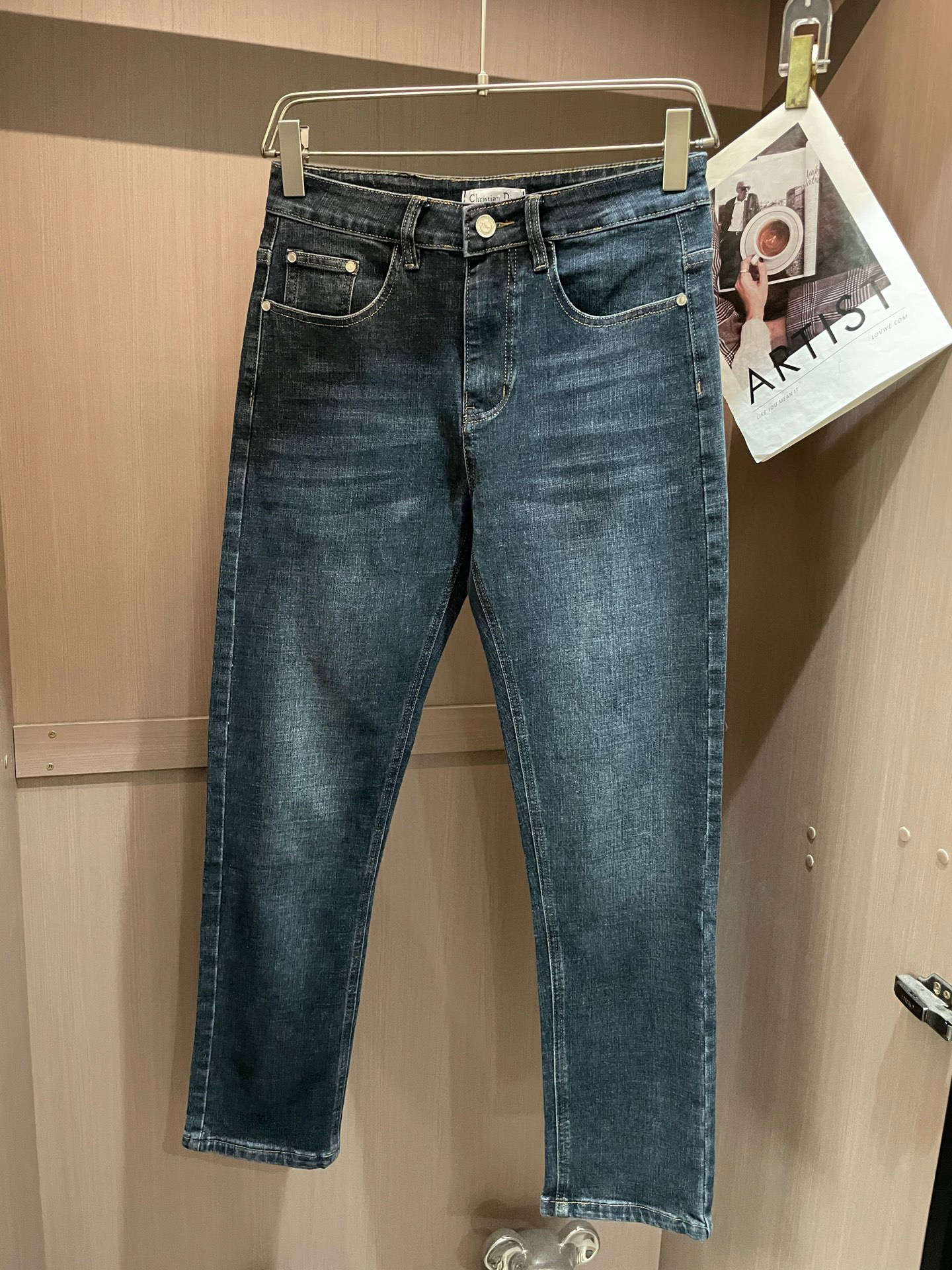 디올 남자 청바지