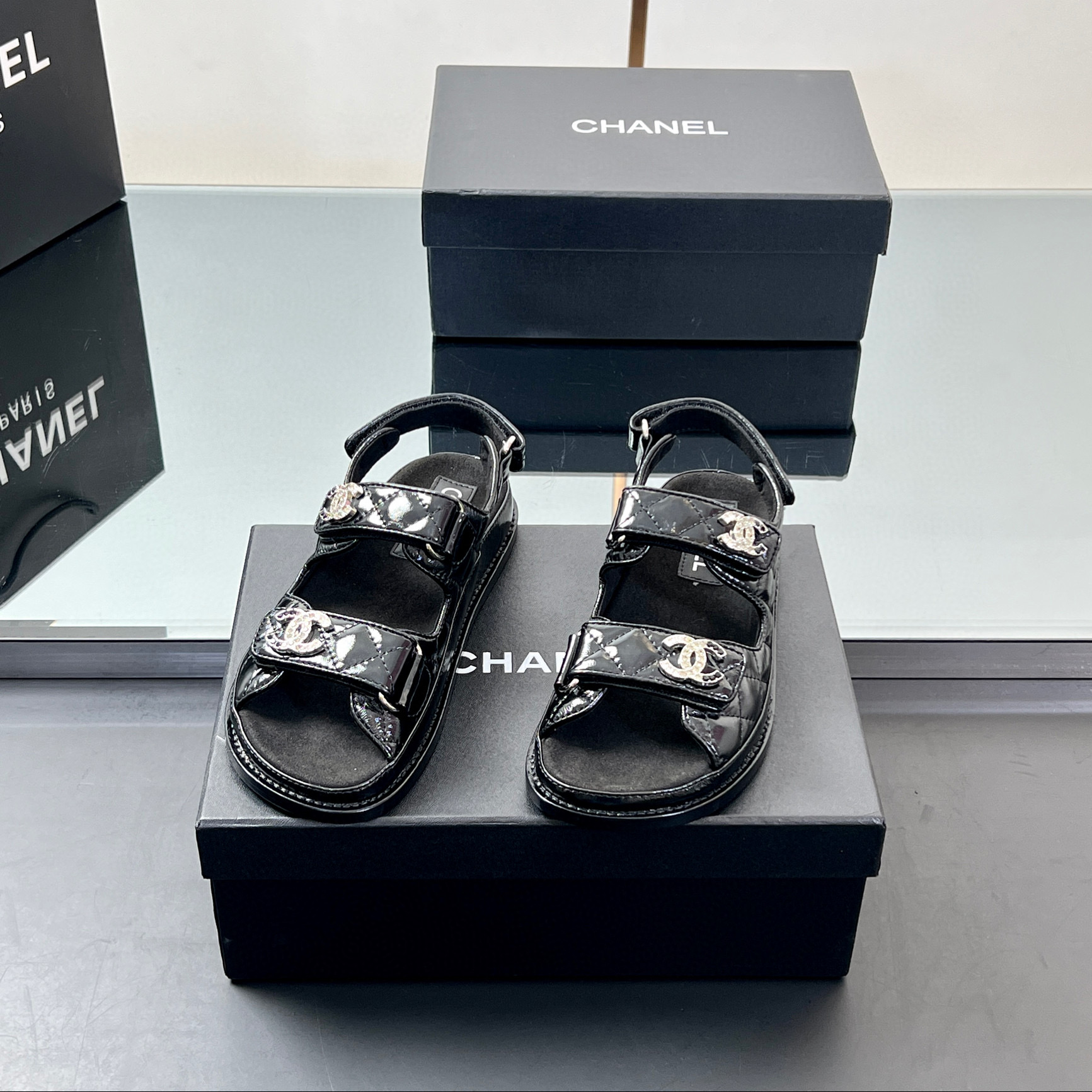 샤넬 여자 샌들