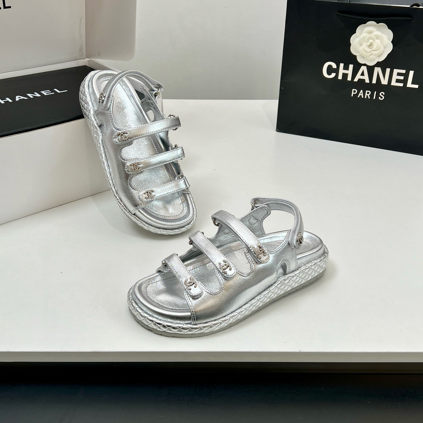 샤넬 여자 샌들