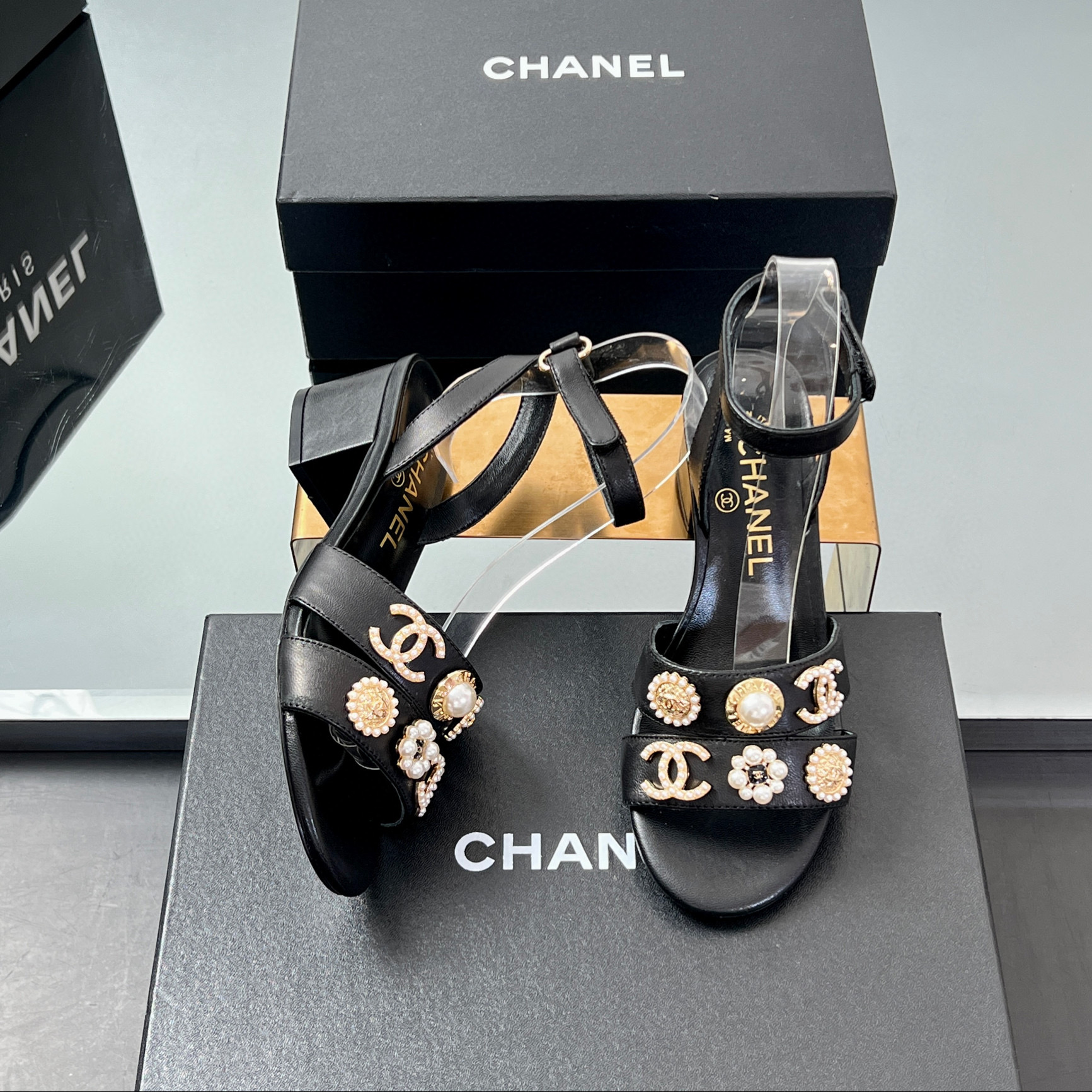 샤넬 여자 샌들