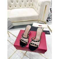 발렌티노 8cm 여자 슬리퍼