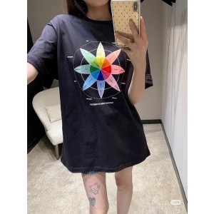 발렌시아가 남녀공용 반팔티