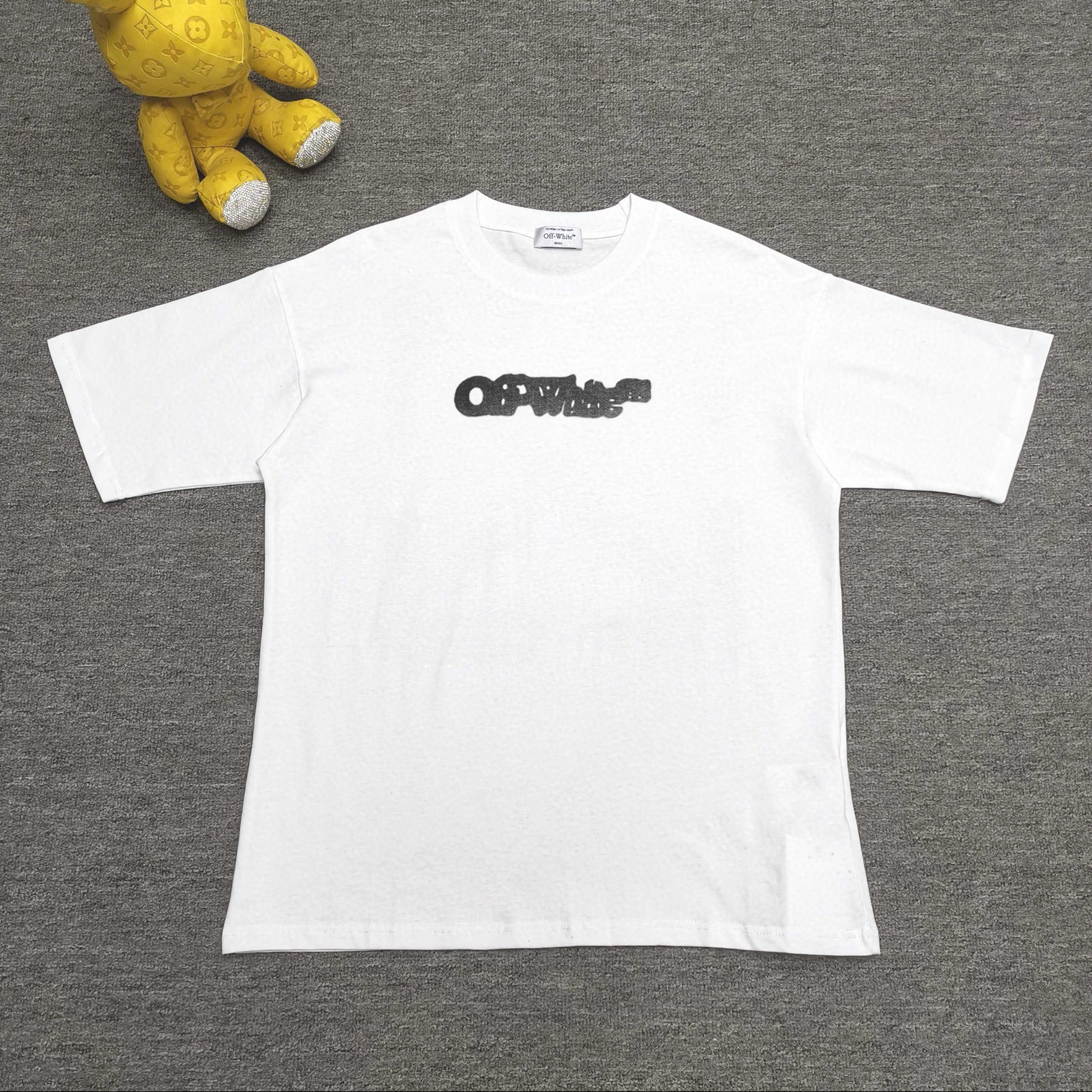 오프화이트 남녀공용 반팔티