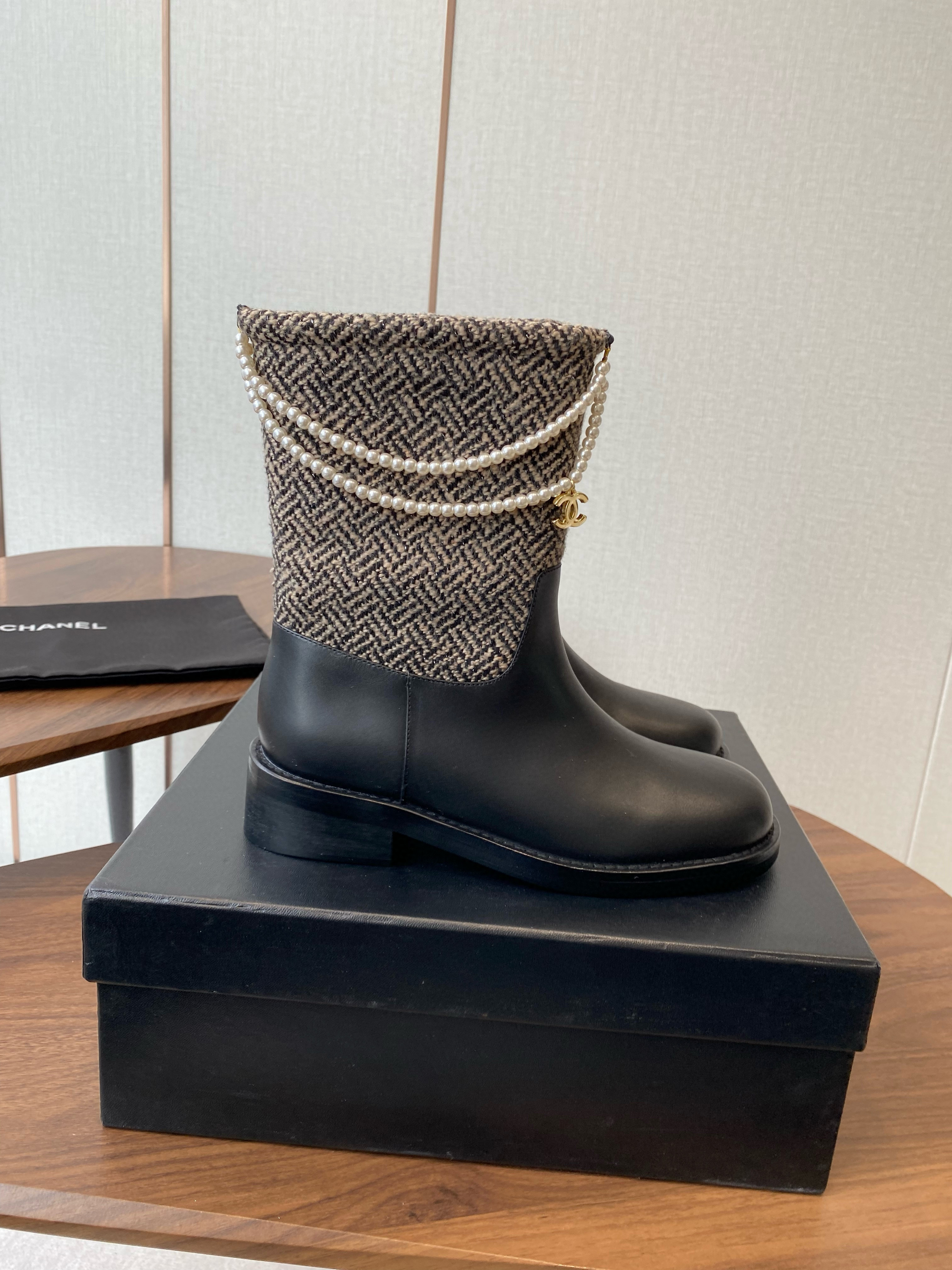 샤넬 여자 부츠