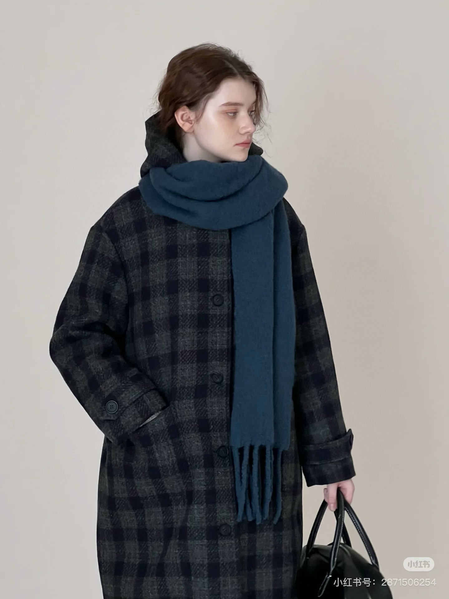 디올 여자 양모 코트