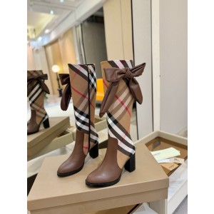 버버리 9.5CM 여자 부츠