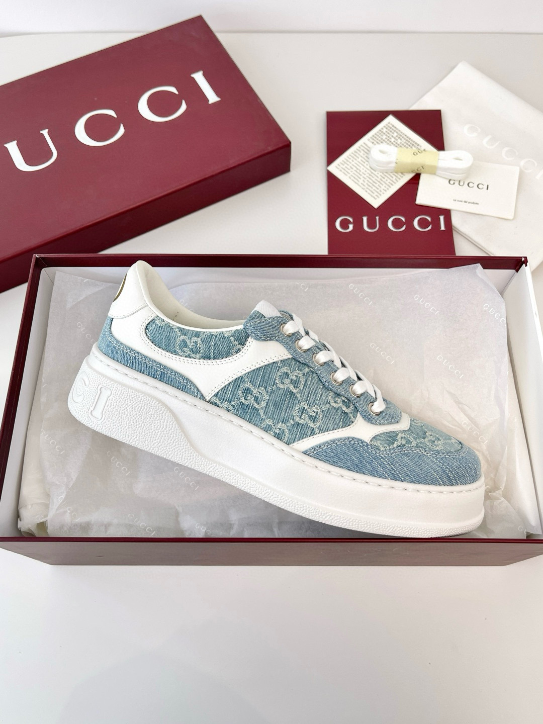 구찌 4cm  남녀공용 신발 운동화 스니커즈