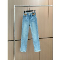 샤넬 2컬러 여자 청바지