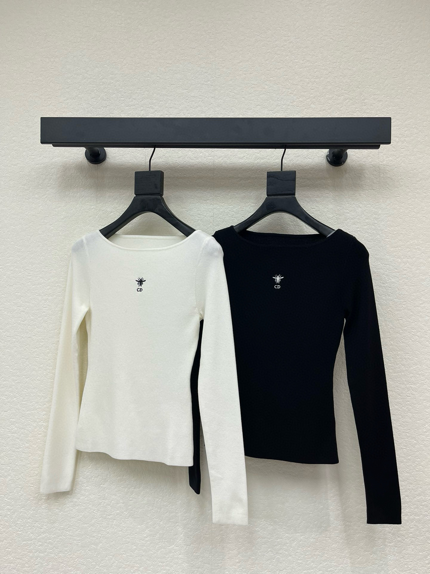 디올 2컬러 여자 니트