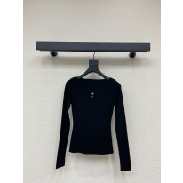 디올 2컬러 여자 니트