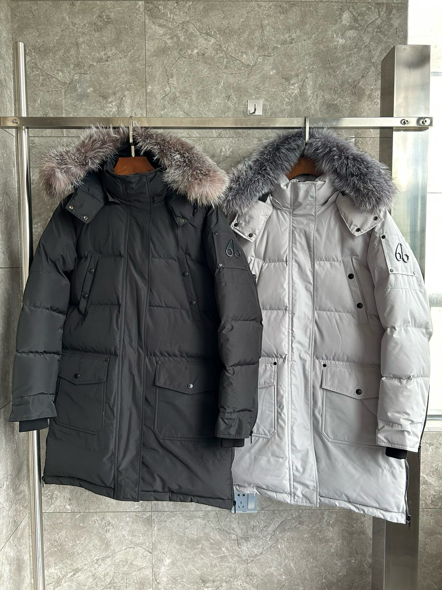 무스너클 2컬러 남녀공용 패딩