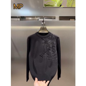 에르메스 2컬러 남자 니트