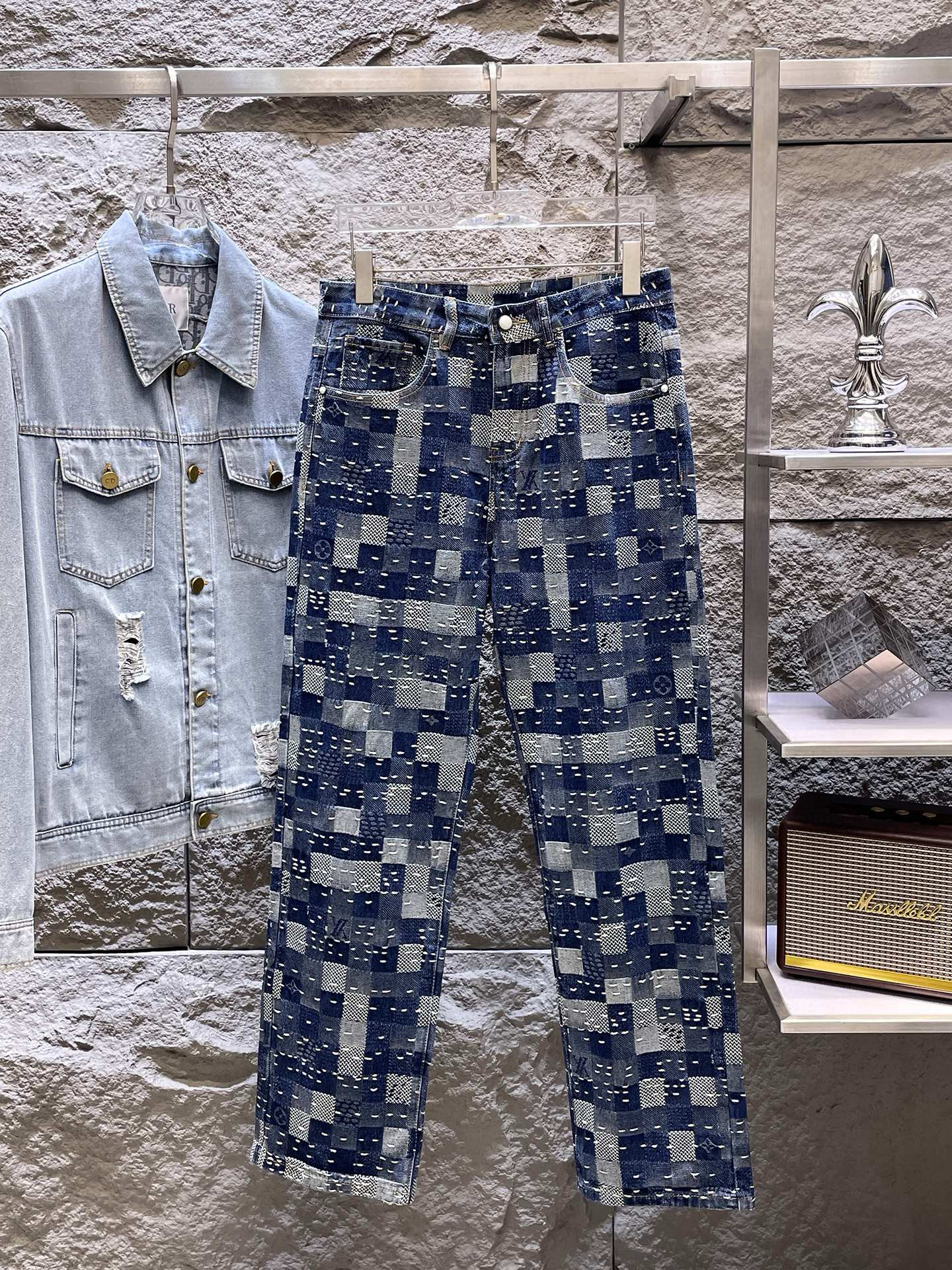 루이비통 남자 청바지