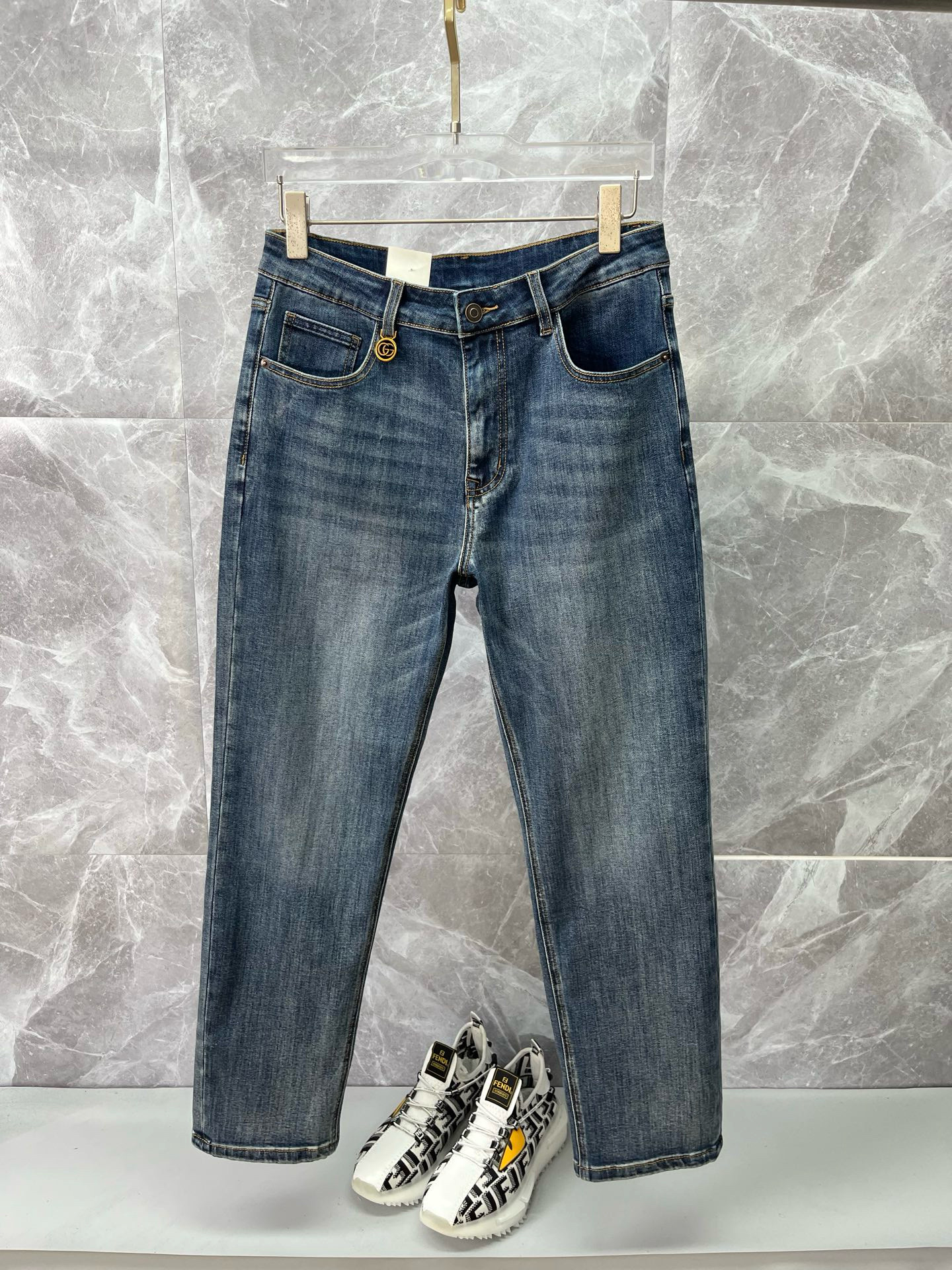 구찌 남자 청바지