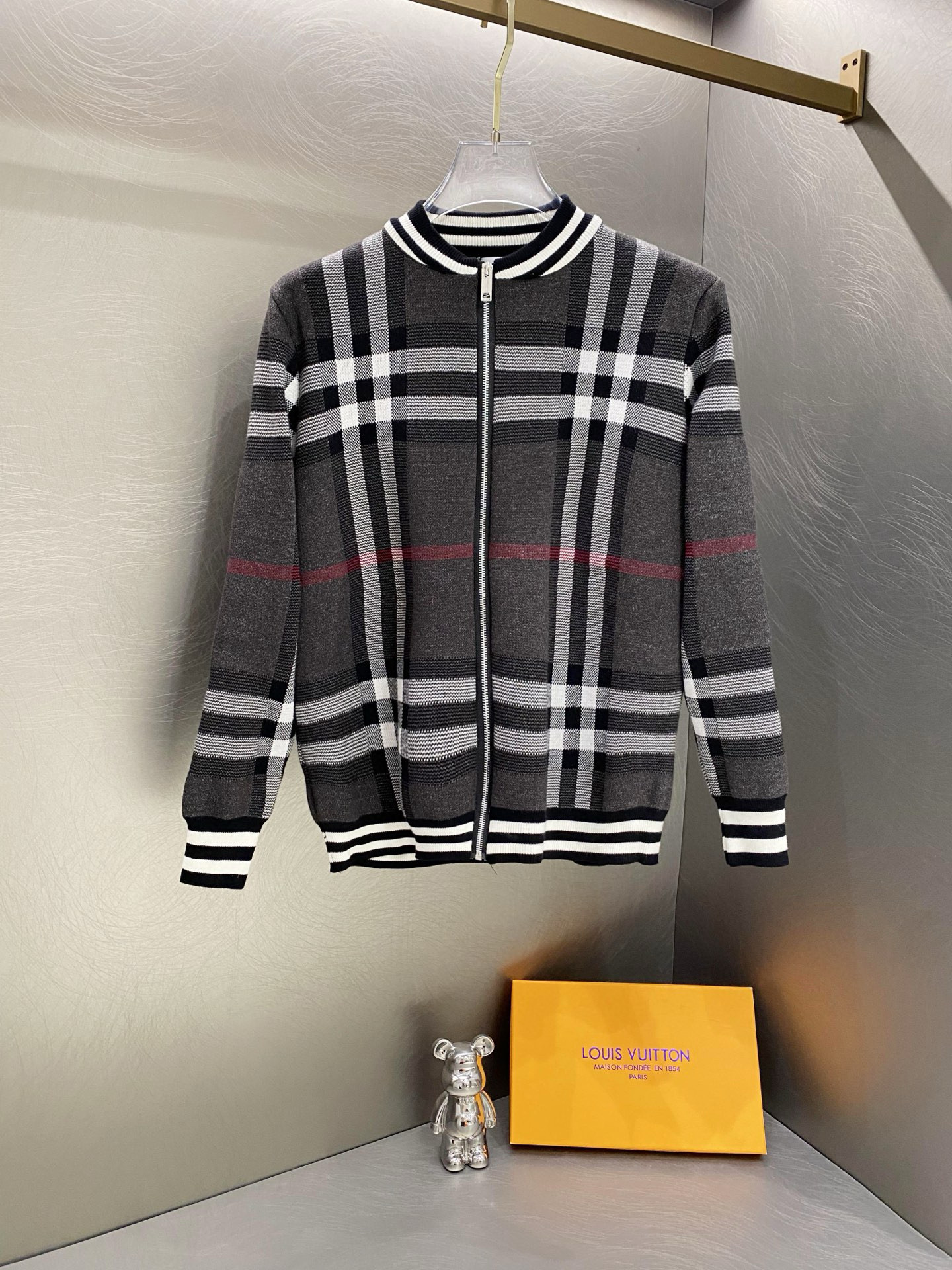 버버리 남자 가디건