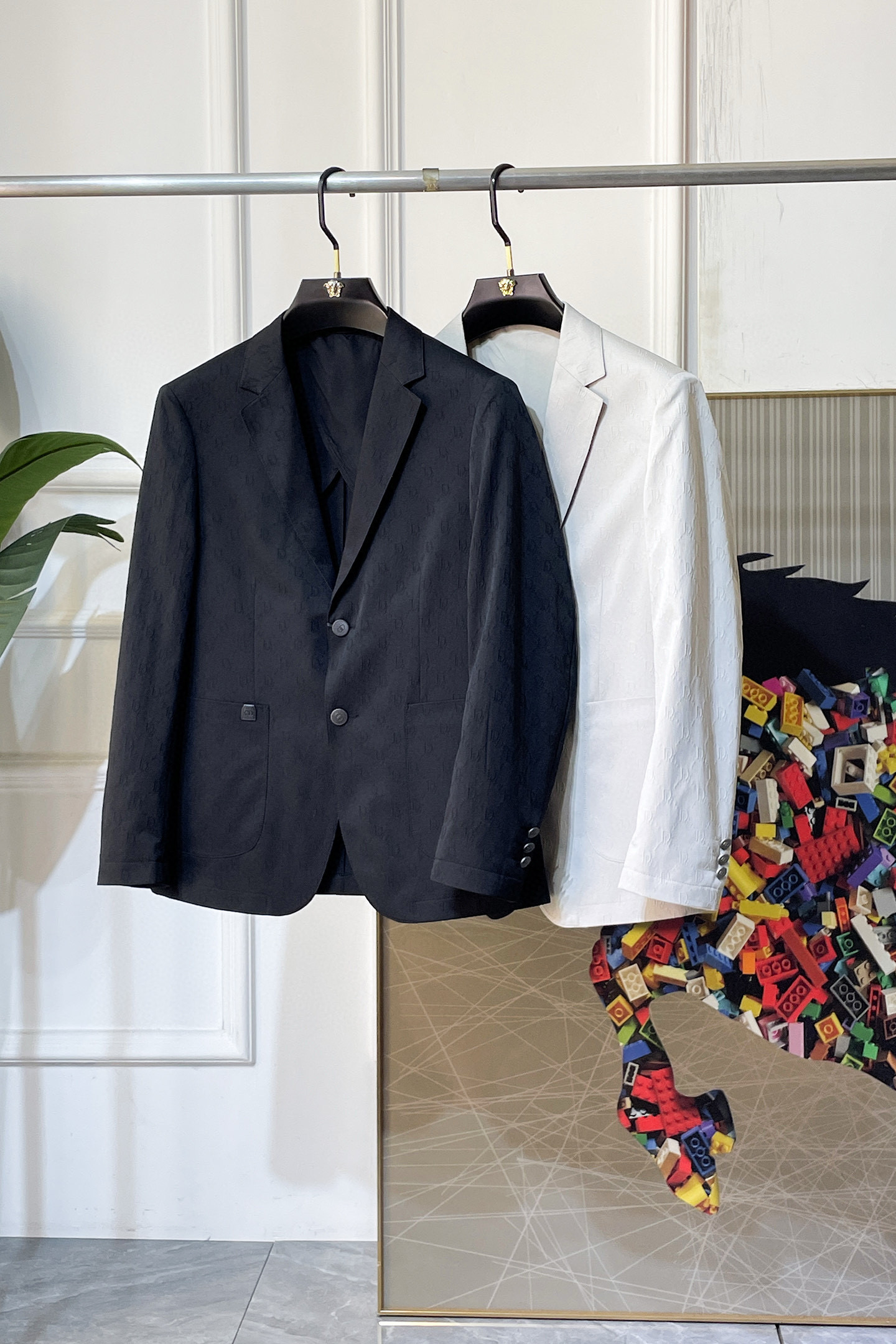 디올 2컬러 남자 자켓