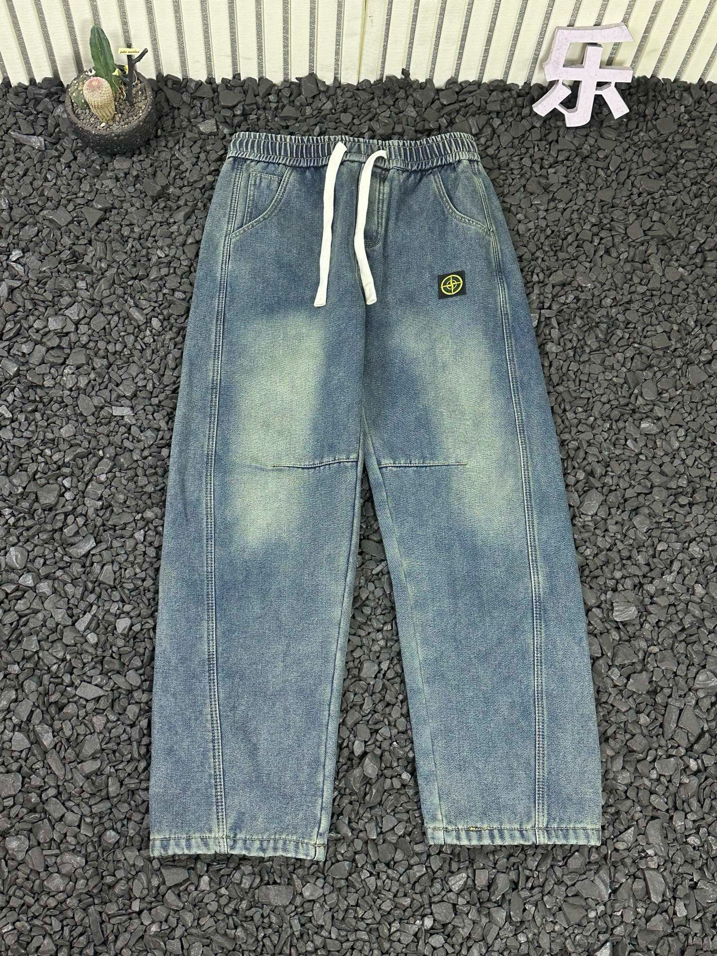 스톤아일랜드 2컬러 남자 청바지