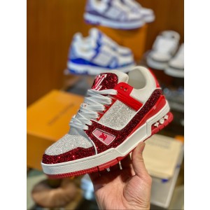 루이비통 트레이너 남녀공용 신발 운동화 스니커즈